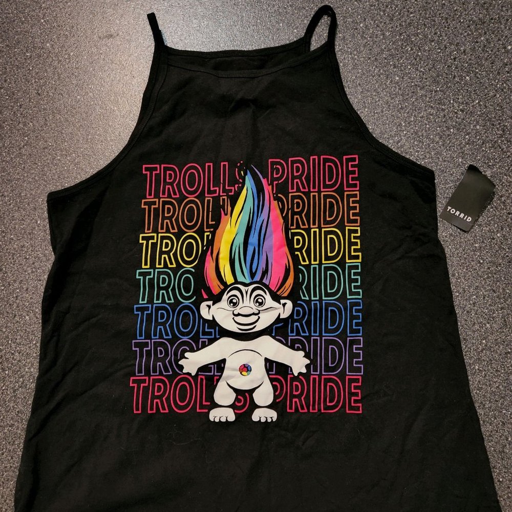 Torrid Trolls pride tank top